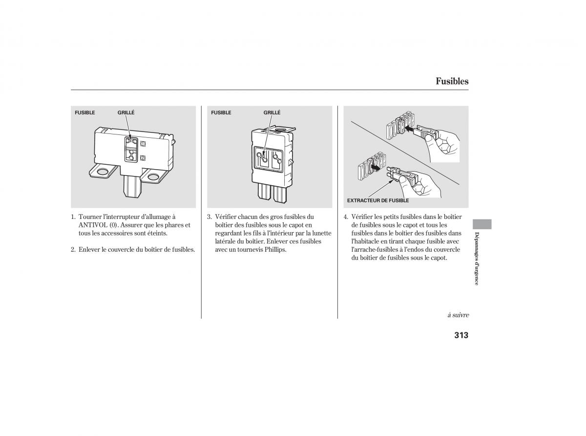 Honda CR V III 3 manuel du proprietaire / page 311