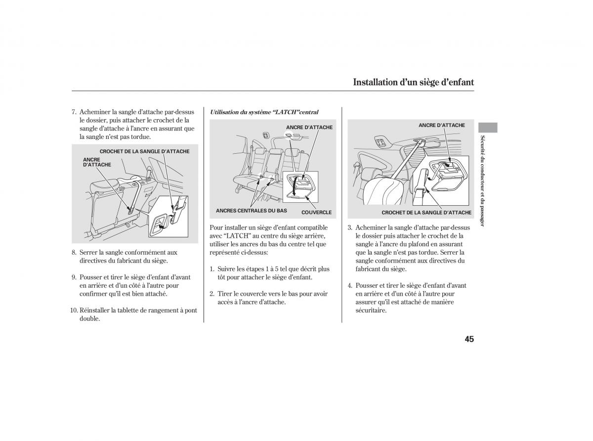 Honda CR V III 3 manuel du proprietaire / page 49