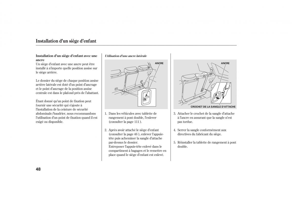 Honda CR V III 3 manuel du proprietaire / page 52