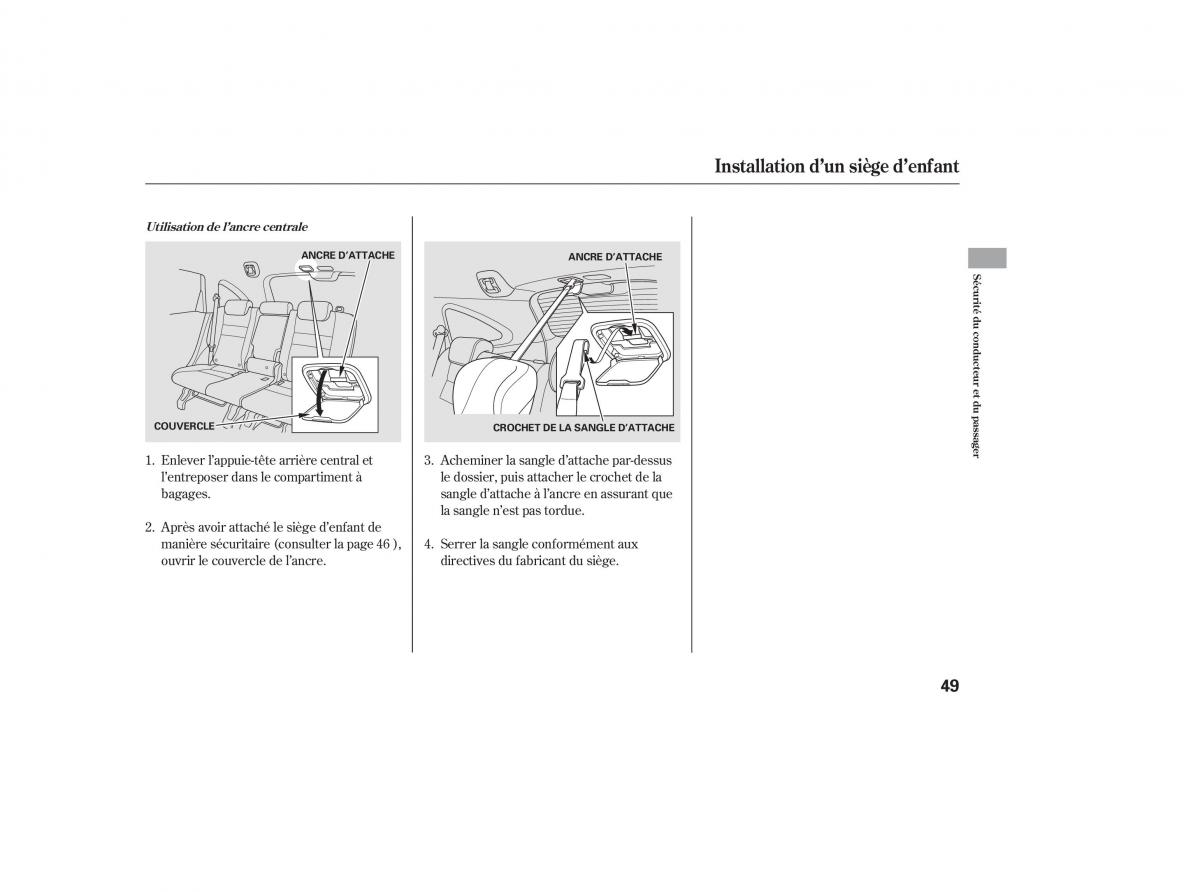 Honda CR V III 3 manuel du proprietaire / page 53