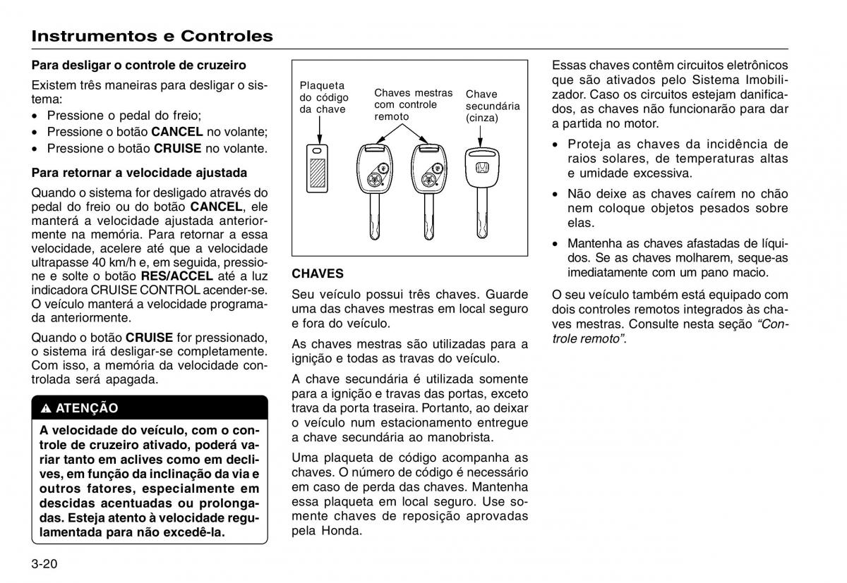 Honda CR V III 3 manual del propietario / page 58