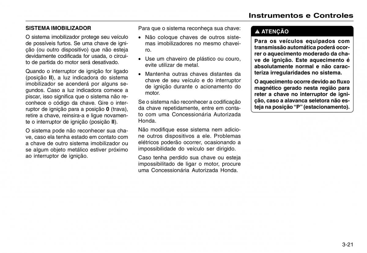 Honda CR V III 3 manual del propietario / page 59