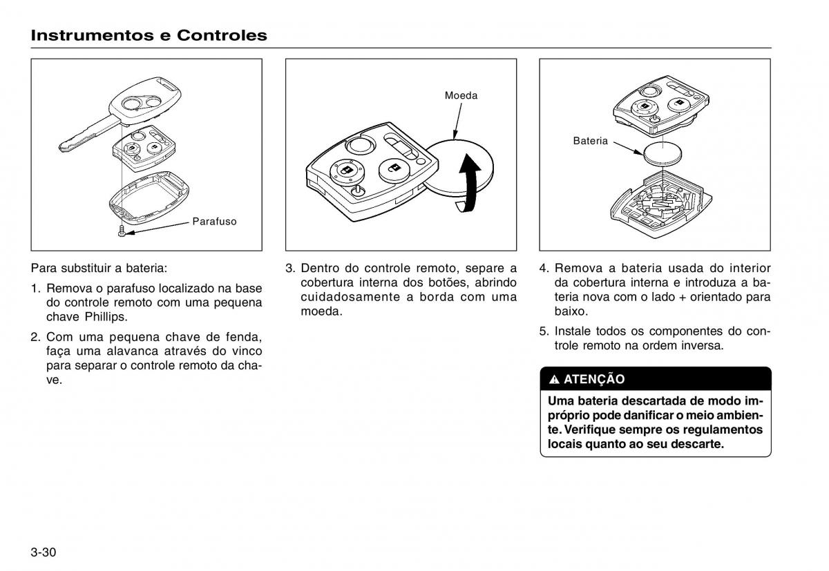 Honda CR V III 3 manual del propietario / page 68