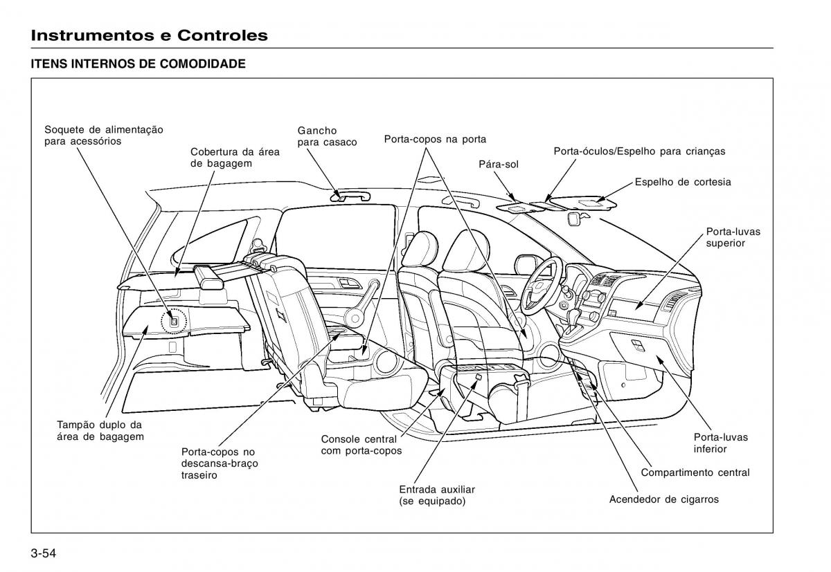 Honda CR V III 3 manual del propietario / page 92