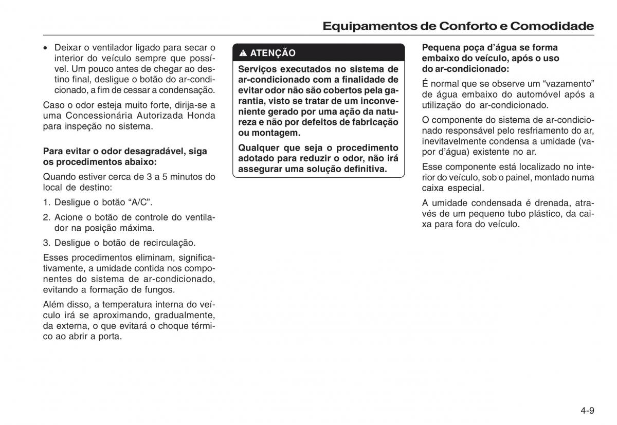 Honda CR V III 3 manual del propietario / page 109