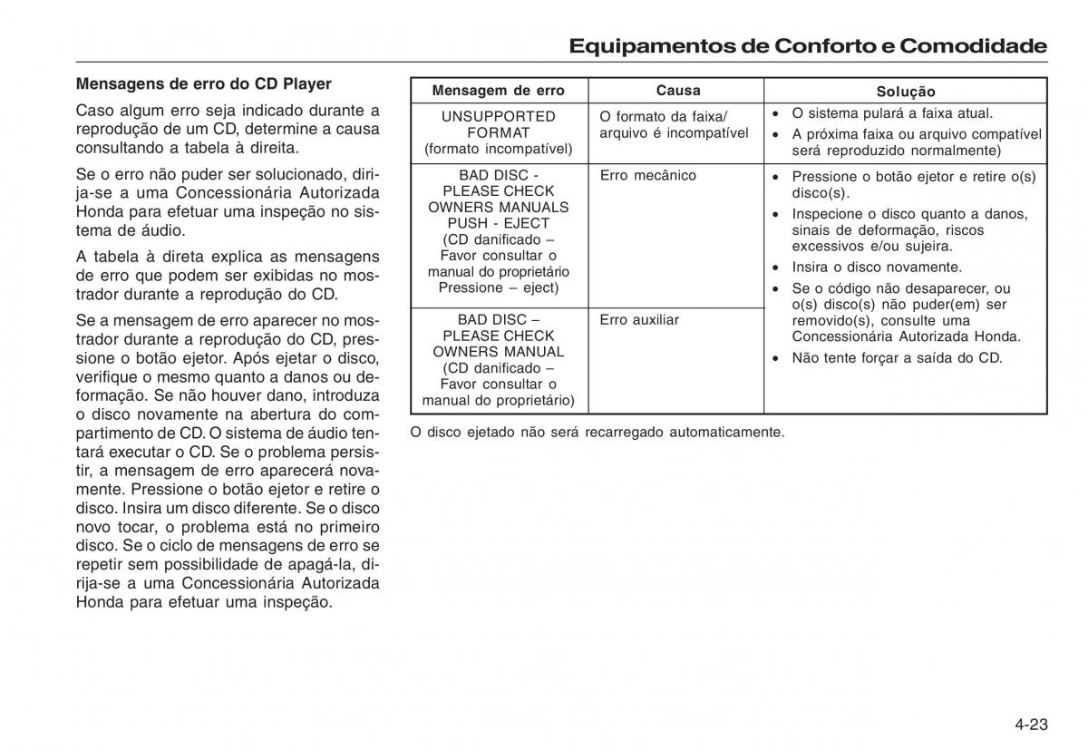 Honda CR V III 3 manual del propietario / page 123