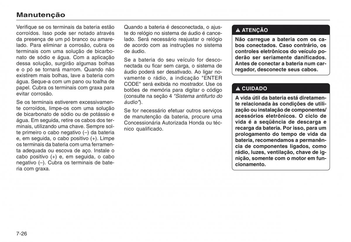 Honda CR V III 3 manual del propietario / page 182