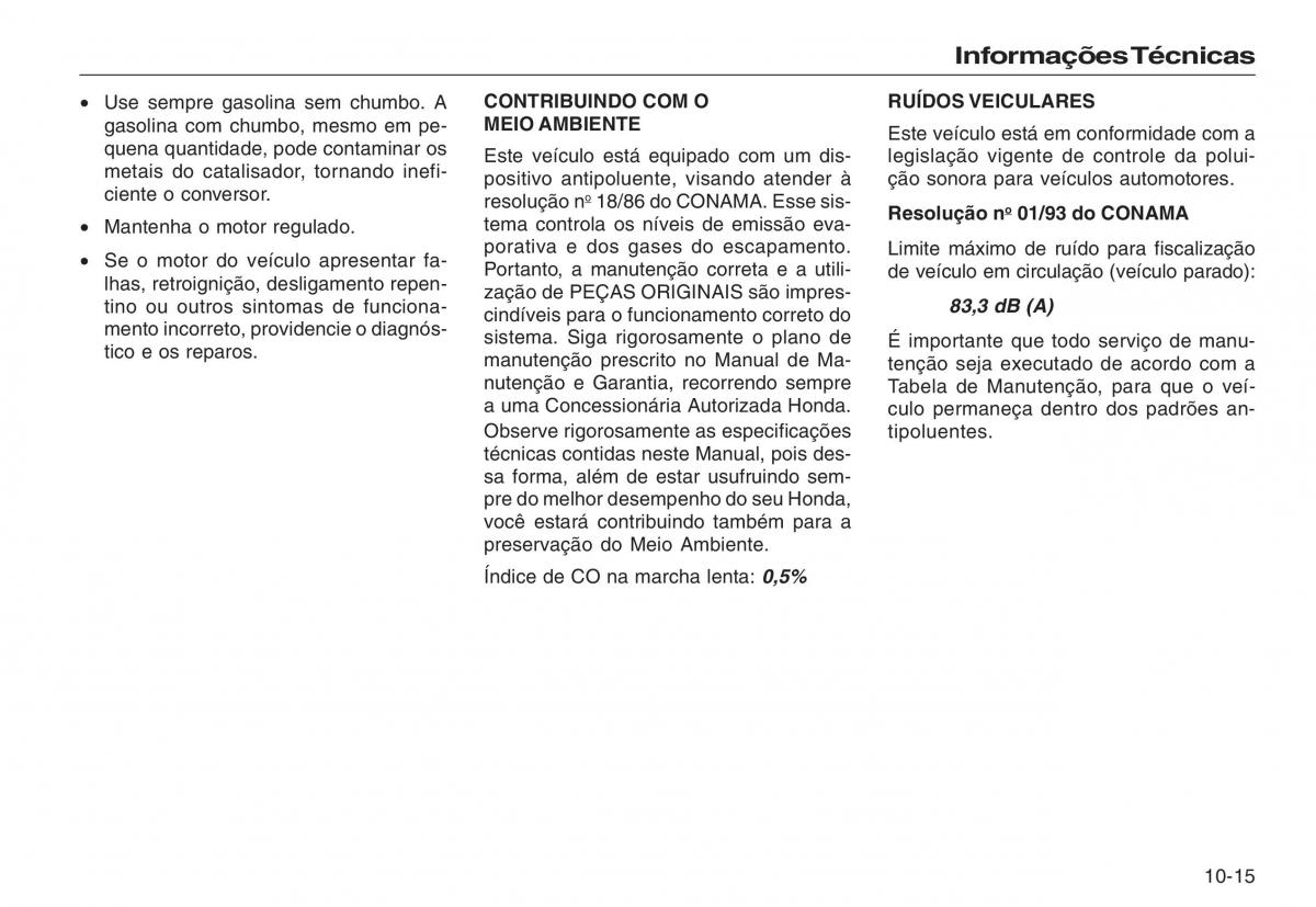 Honda CR V III 3 manual del propietario / page 225