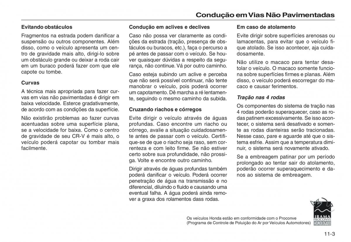 Honda CR V III 3 manual del propietario / page 229