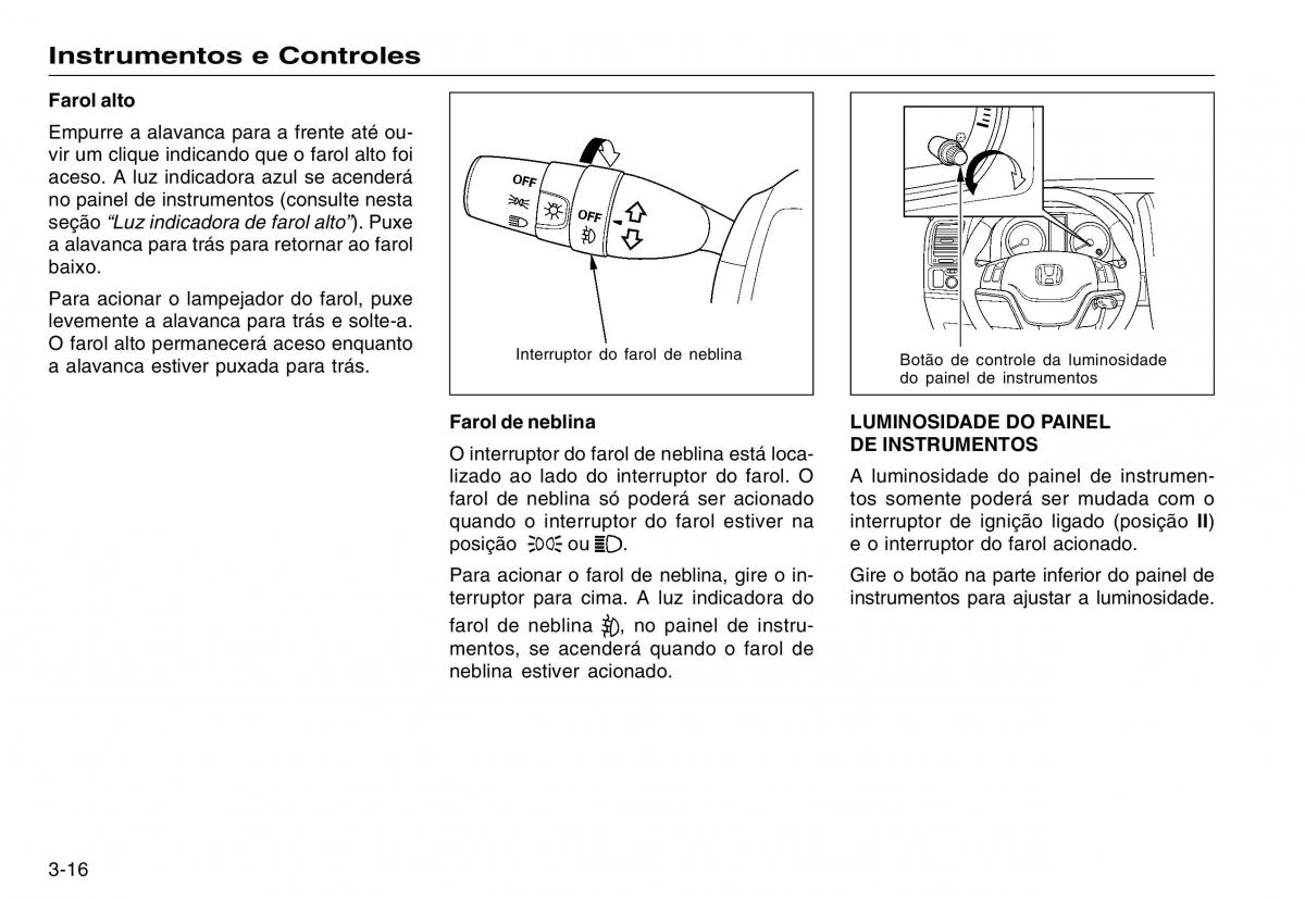 Honda CR V III 3 manual del propietario / page 54