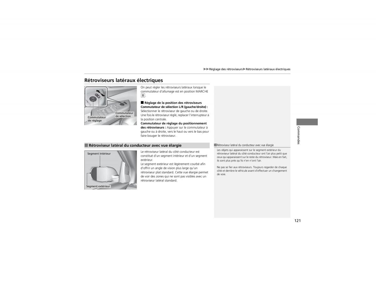 Honda CR V IV 4 manuel du proprietaire / page 122