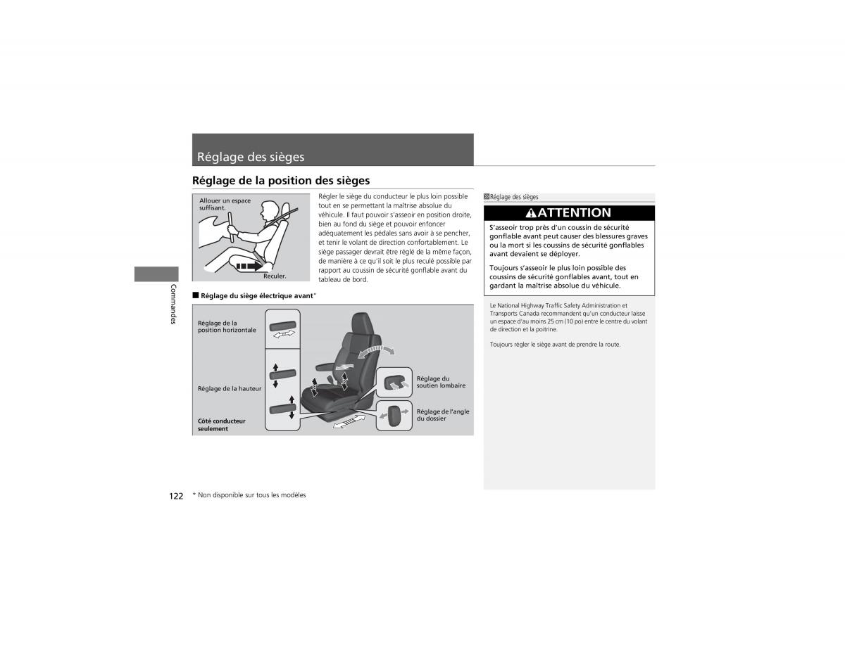 Honda CR V IV 4 manuel du proprietaire / page 123