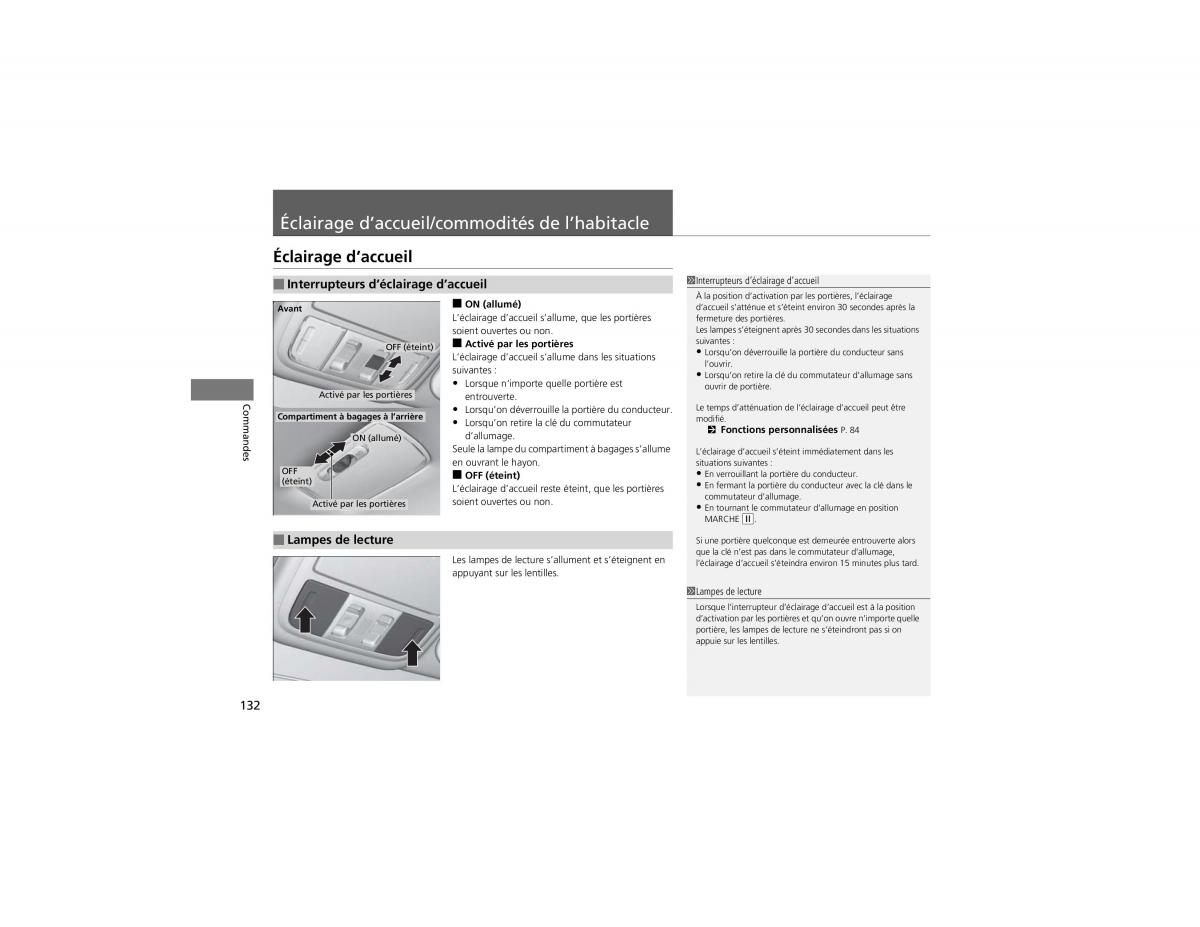 Honda CR V IV 4 manuel du proprietaire / page 133