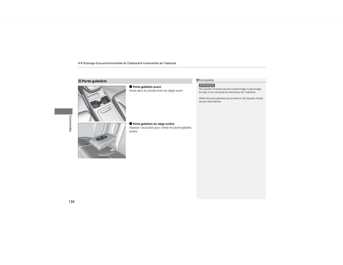 Honda CR V IV 4 manuel du proprietaire / page 135