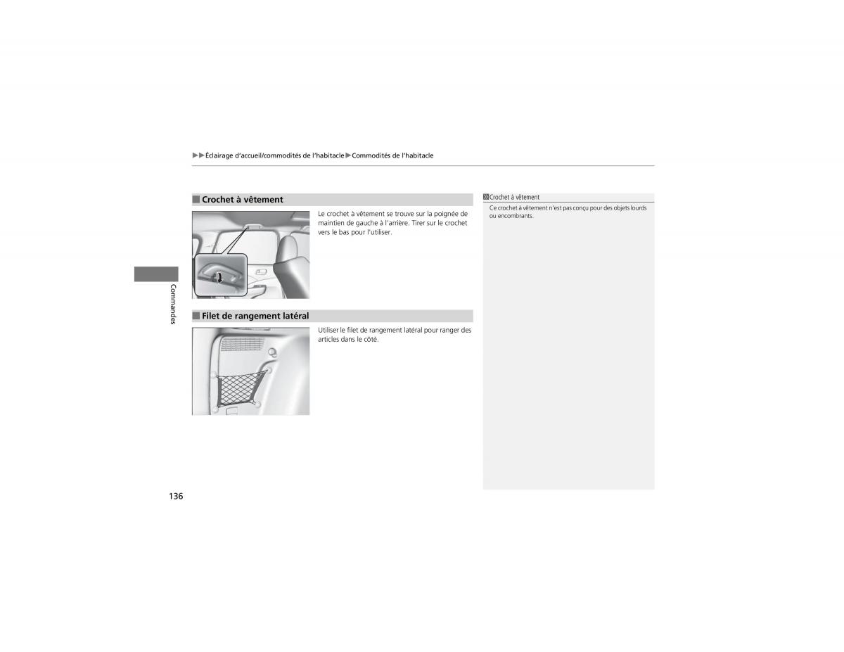 Honda CR V IV 4 manuel du proprietaire / page 137