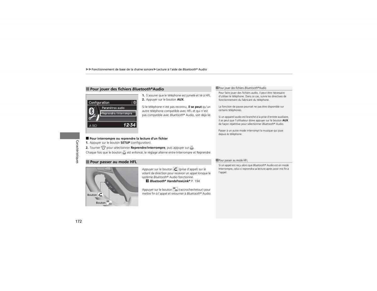 Honda CR V IV 4 manuel du proprietaire / page 173