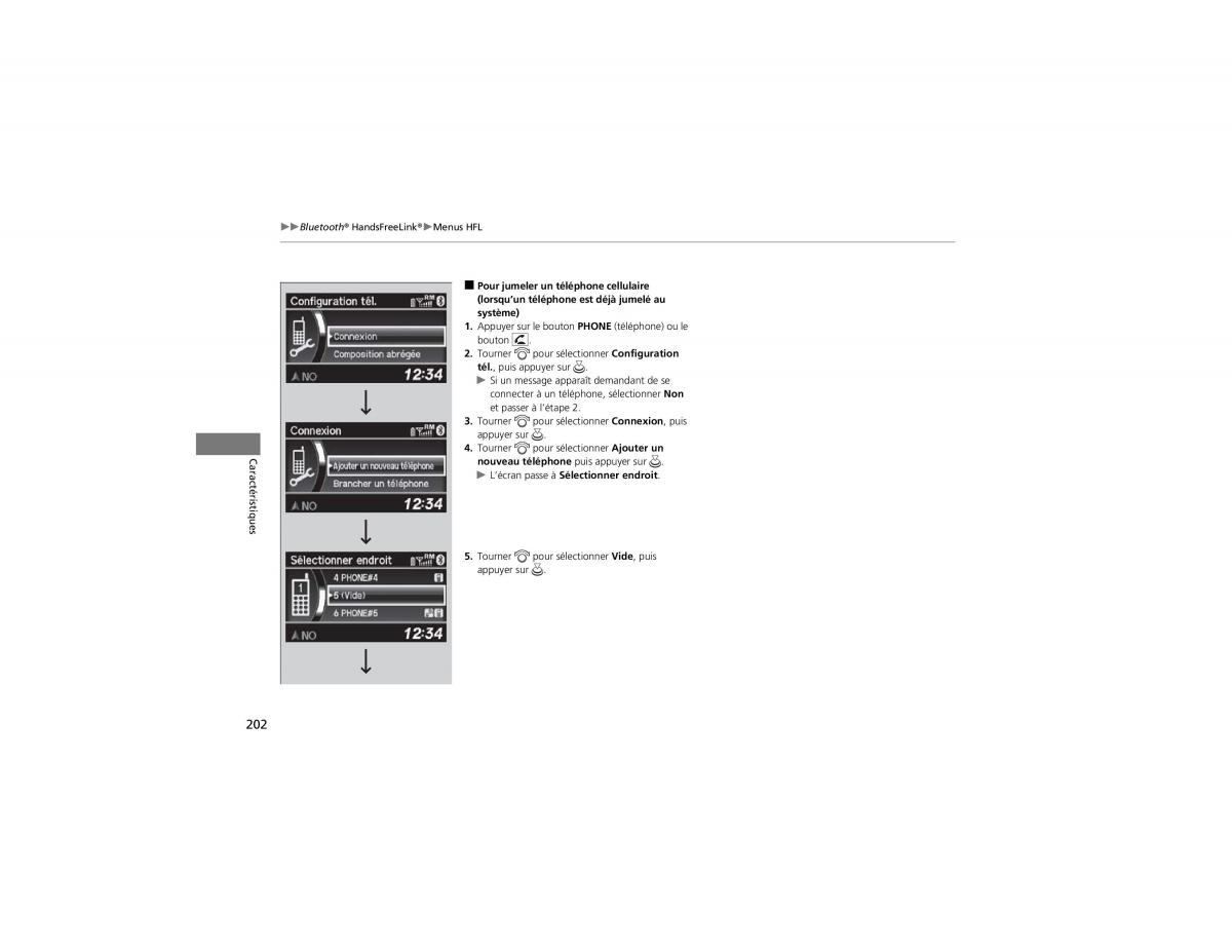 Honda CR V IV 4 manuel du proprietaire / page 203