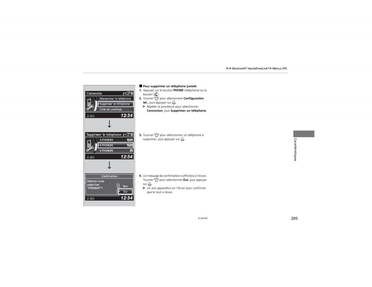 Honda CR V IV 4 manuel du proprietaire / page 206