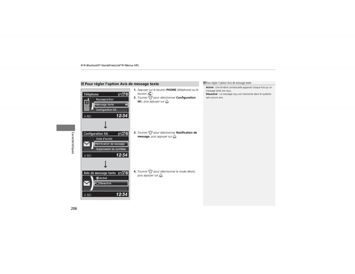 Honda CR V IV 4 manuel du proprietaire / page 207