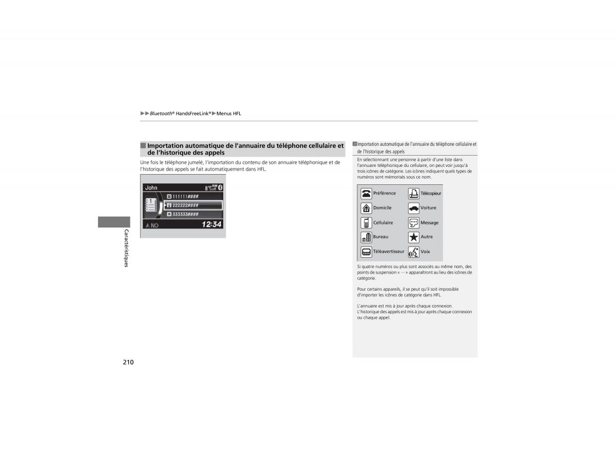 Honda CR V IV 4 manuel du proprietaire / page 211