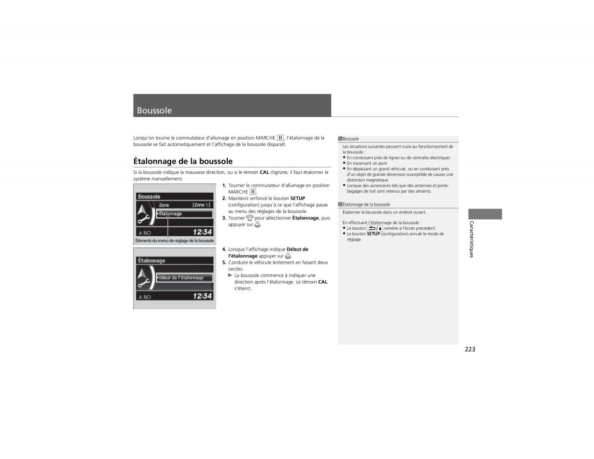 Honda CR V IV 4 manuel du proprietaire / page 224