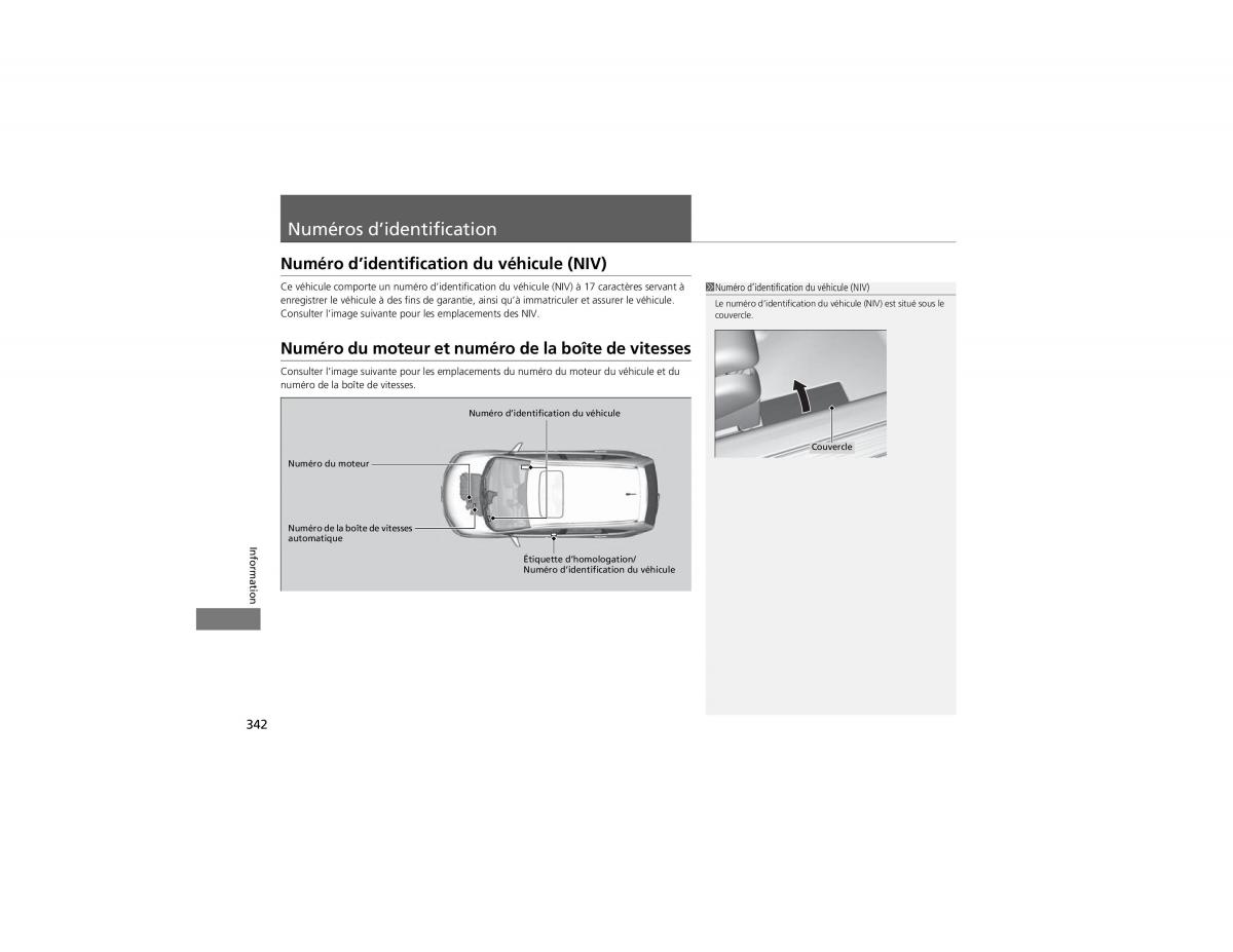 Honda CR V IV 4 manuel du proprietaire / page 343