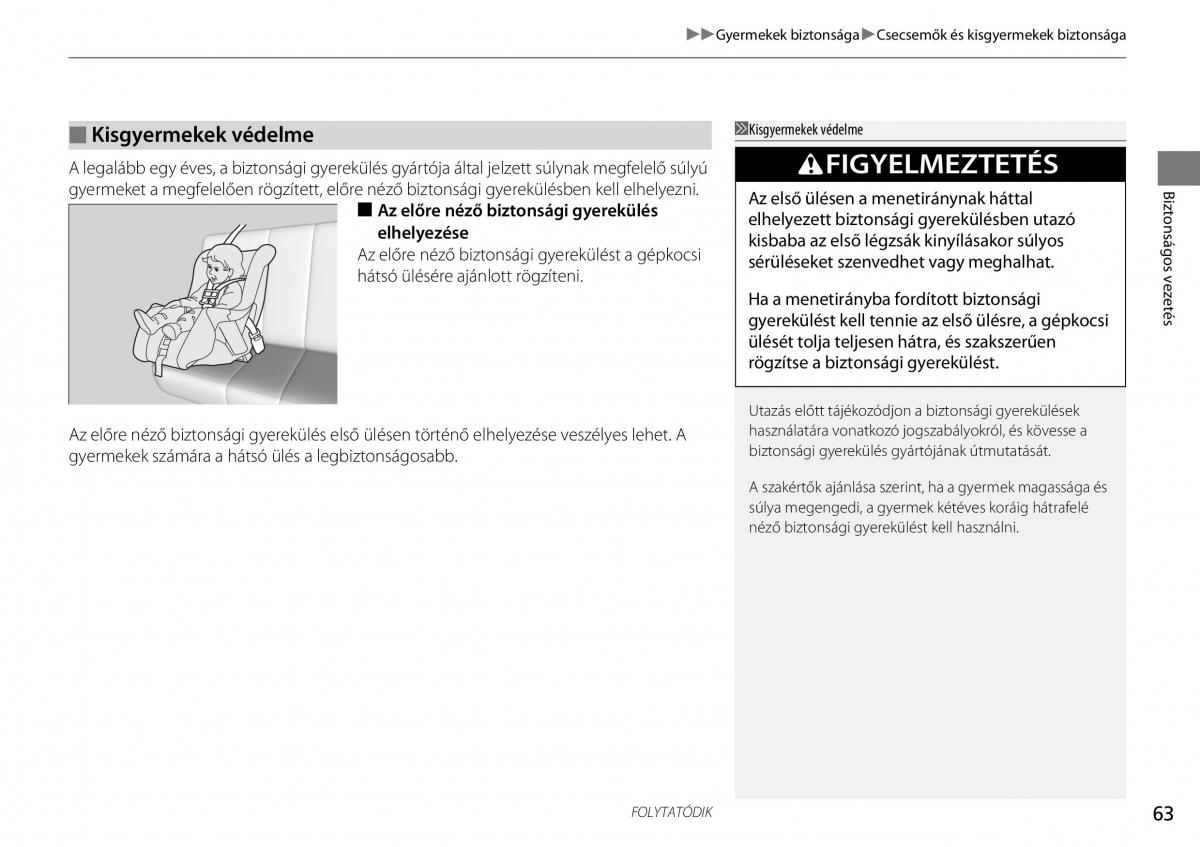 Honda CR V IV 4 Kezelesi utmutato / page 64