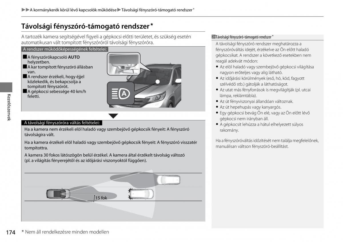 Honda CR V IV 4 Kezelesi utmutato / page 175