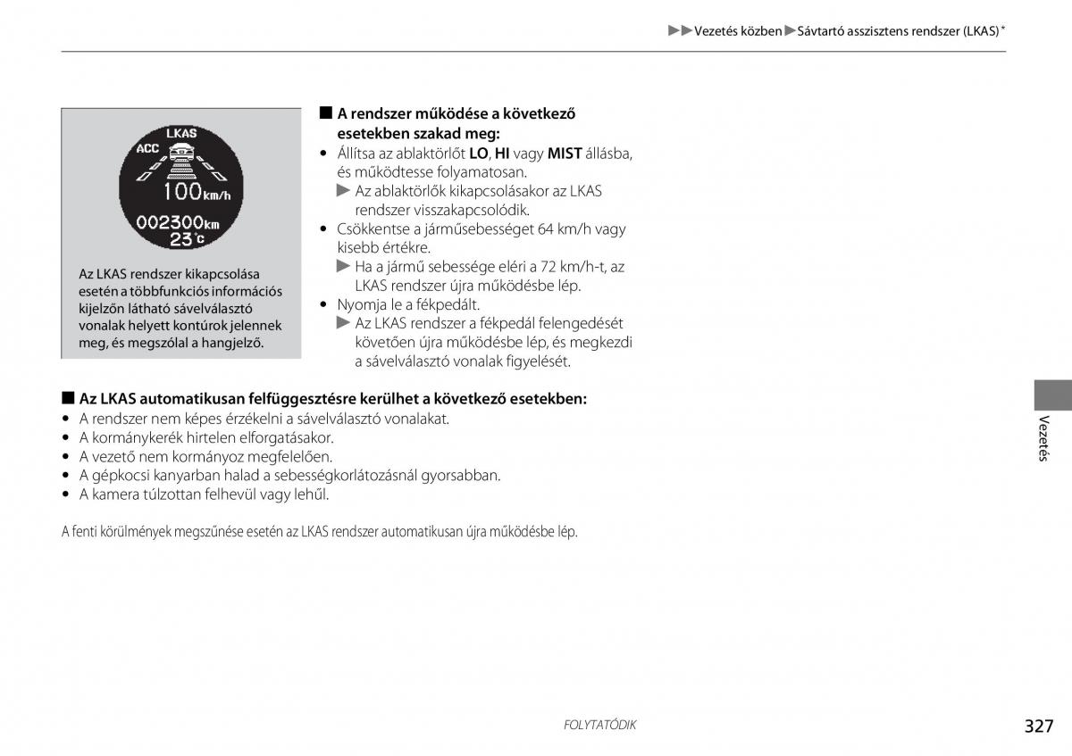 Honda CR V IV 4 Kezelesi utmutato / page 328