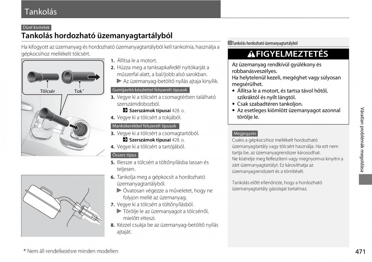 Honda CR V IV 4 Kezelesi utmutato / page 472