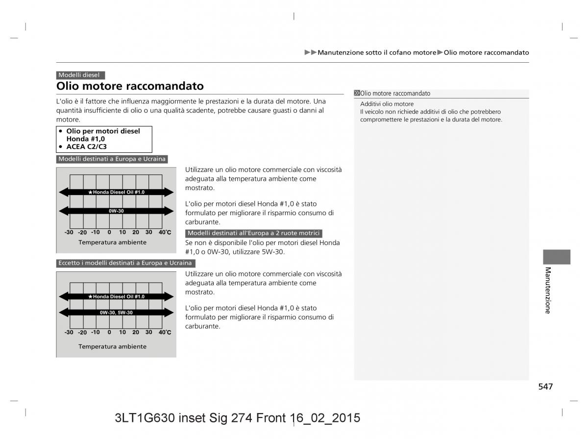 Honda CR V IV 4 manuale del proprietario / page 547