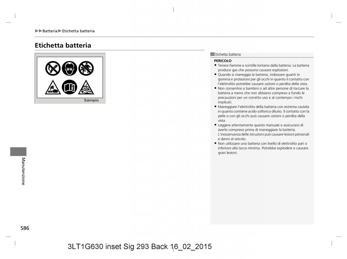 Honda CR V IV 4 manuale del proprietario / page 586