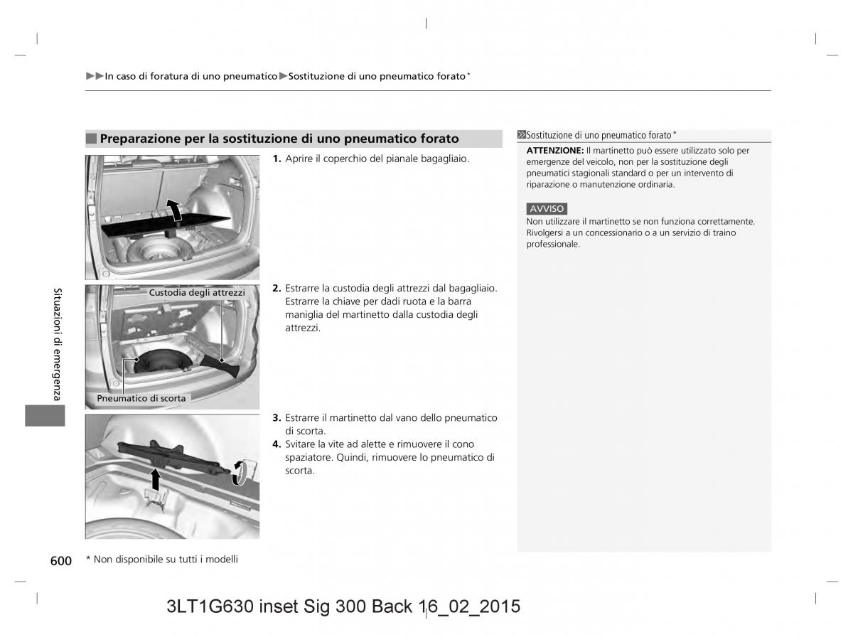 Honda CR V IV 4 manuale del proprietario / page 600