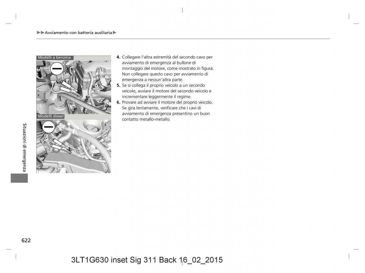 Honda CR V IV 4 manuale del proprietario / page 622