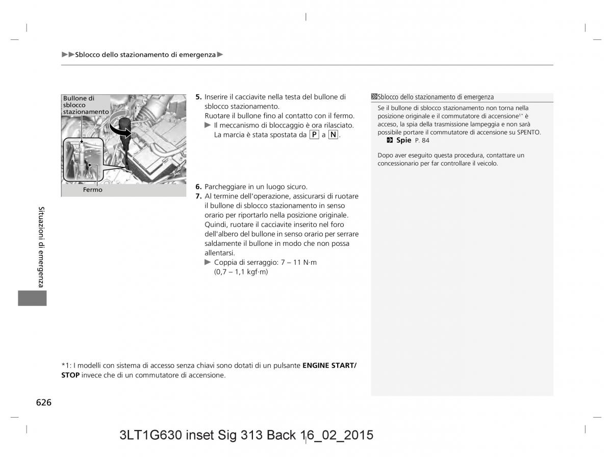 Honda CR V IV 4 manuale del proprietario / page 626