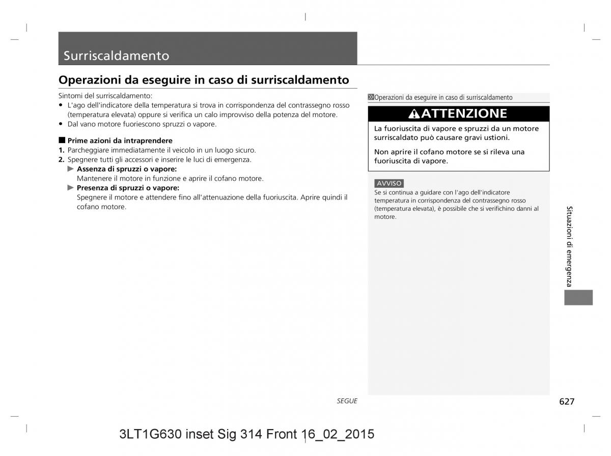 Honda CR V IV 4 manuale del proprietario / page 627