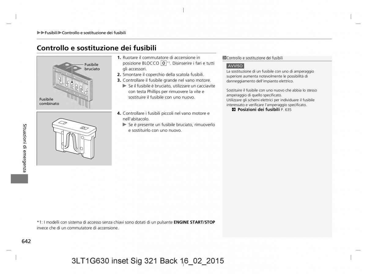 Honda CR V IV 4 manuale del proprietario / page 642