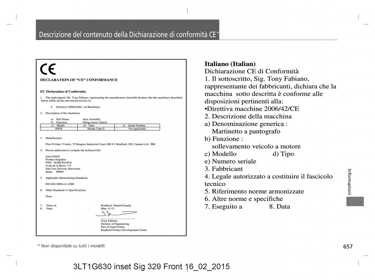 Honda CR V IV 4 manuale del proprietario / page 657