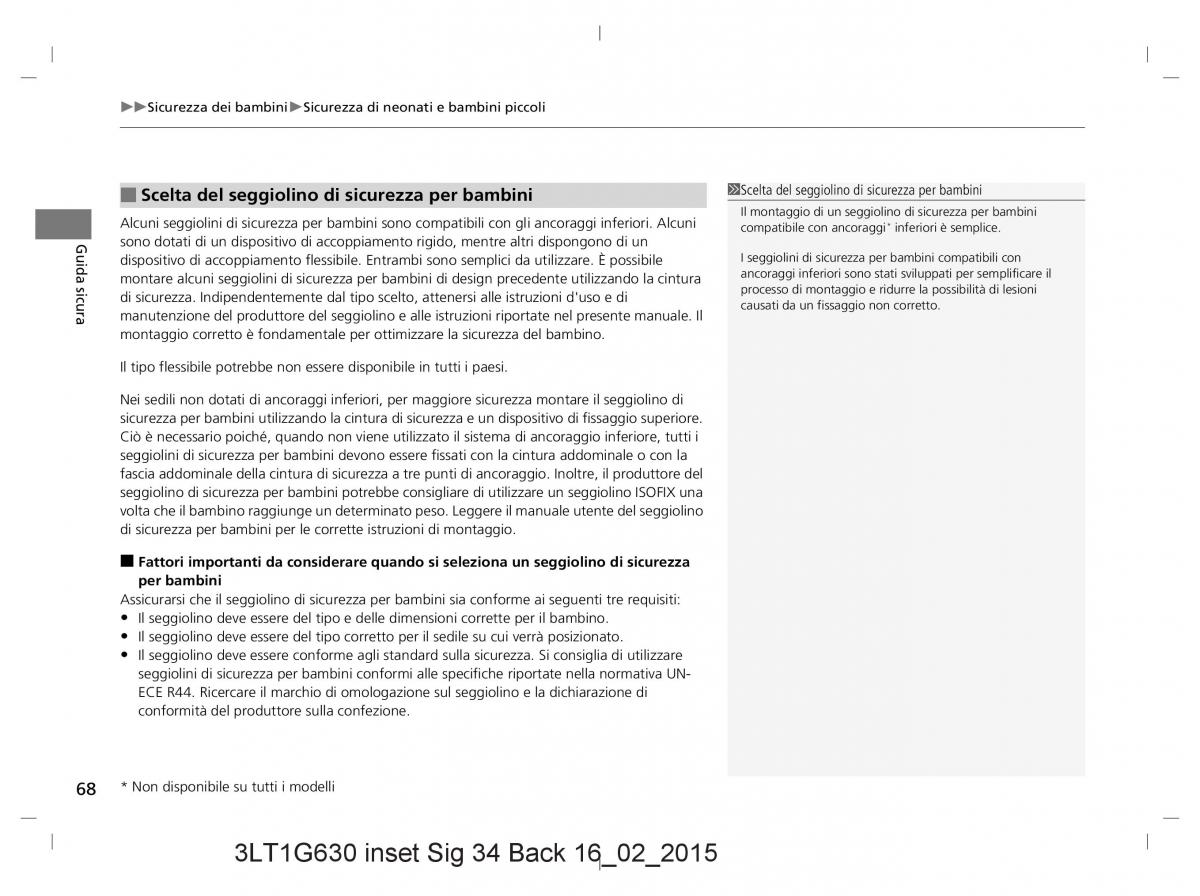 Honda CR V IV 4 manuale del proprietario / page 68