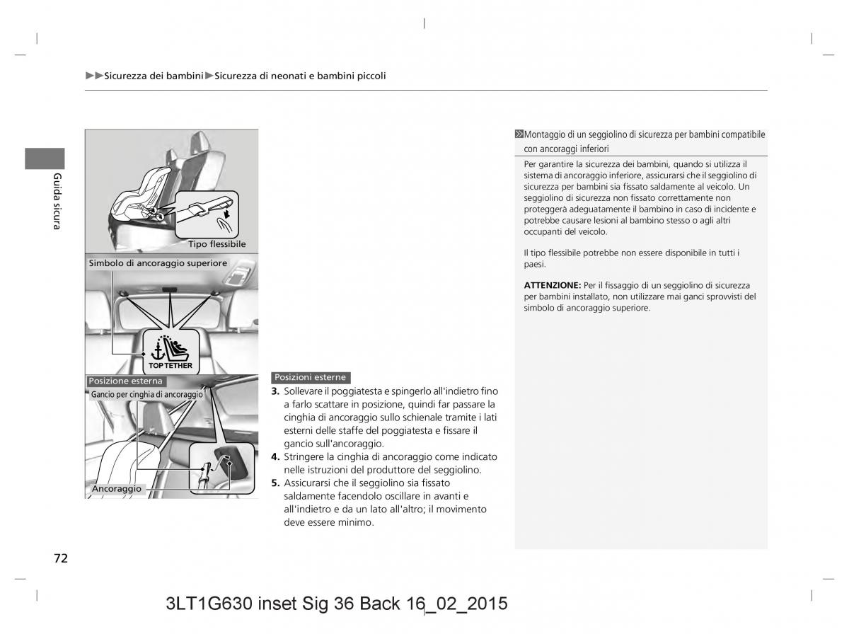 Honda CR V IV 4 manuale del proprietario / page 72