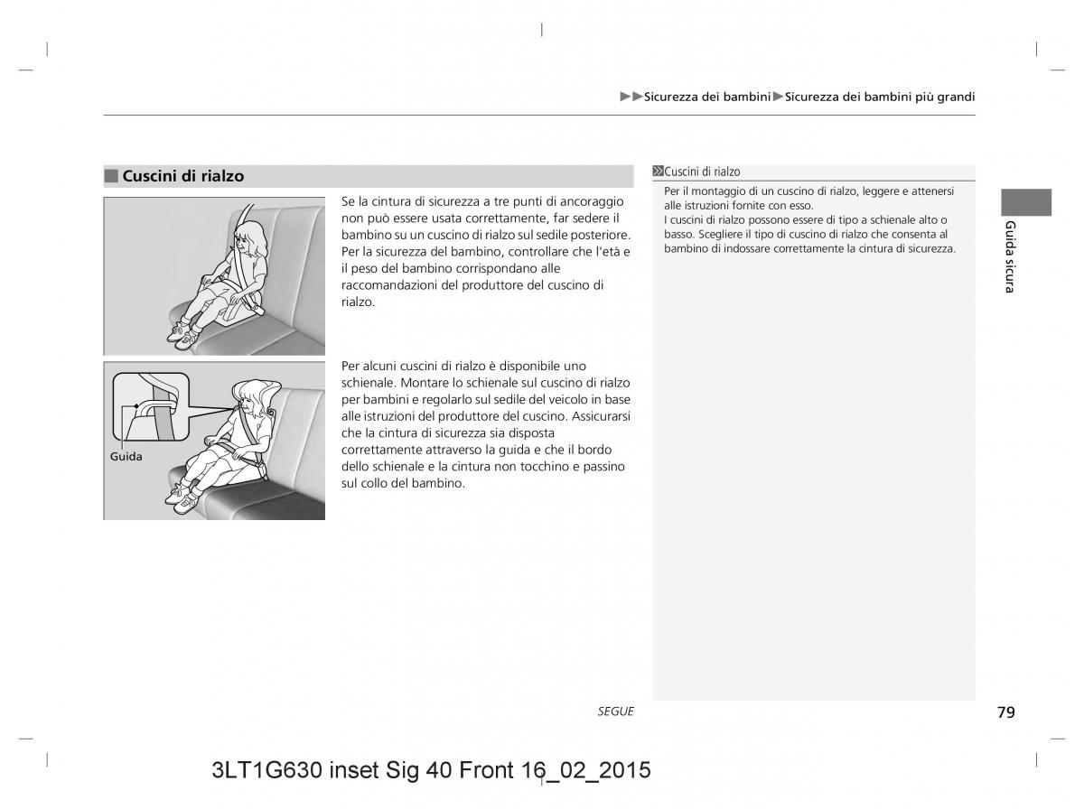 Honda CR V IV 4 manuale del proprietario / page 79