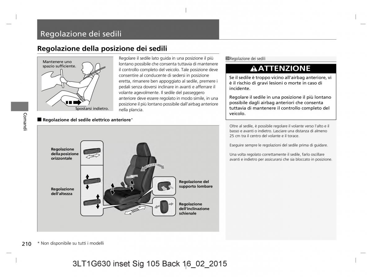 Honda CR V IV 4 manuale del proprietario / page 210