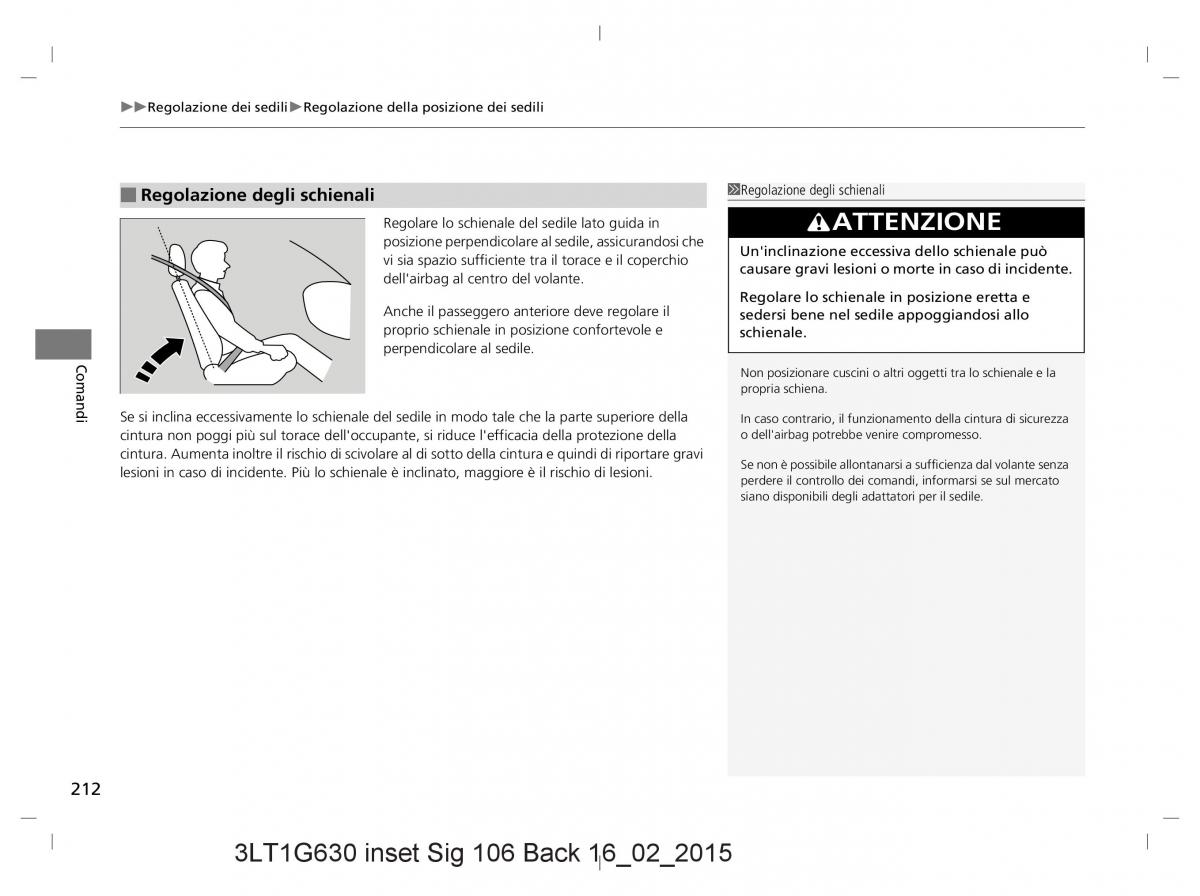 Honda CR V IV 4 manuale del proprietario / page 212