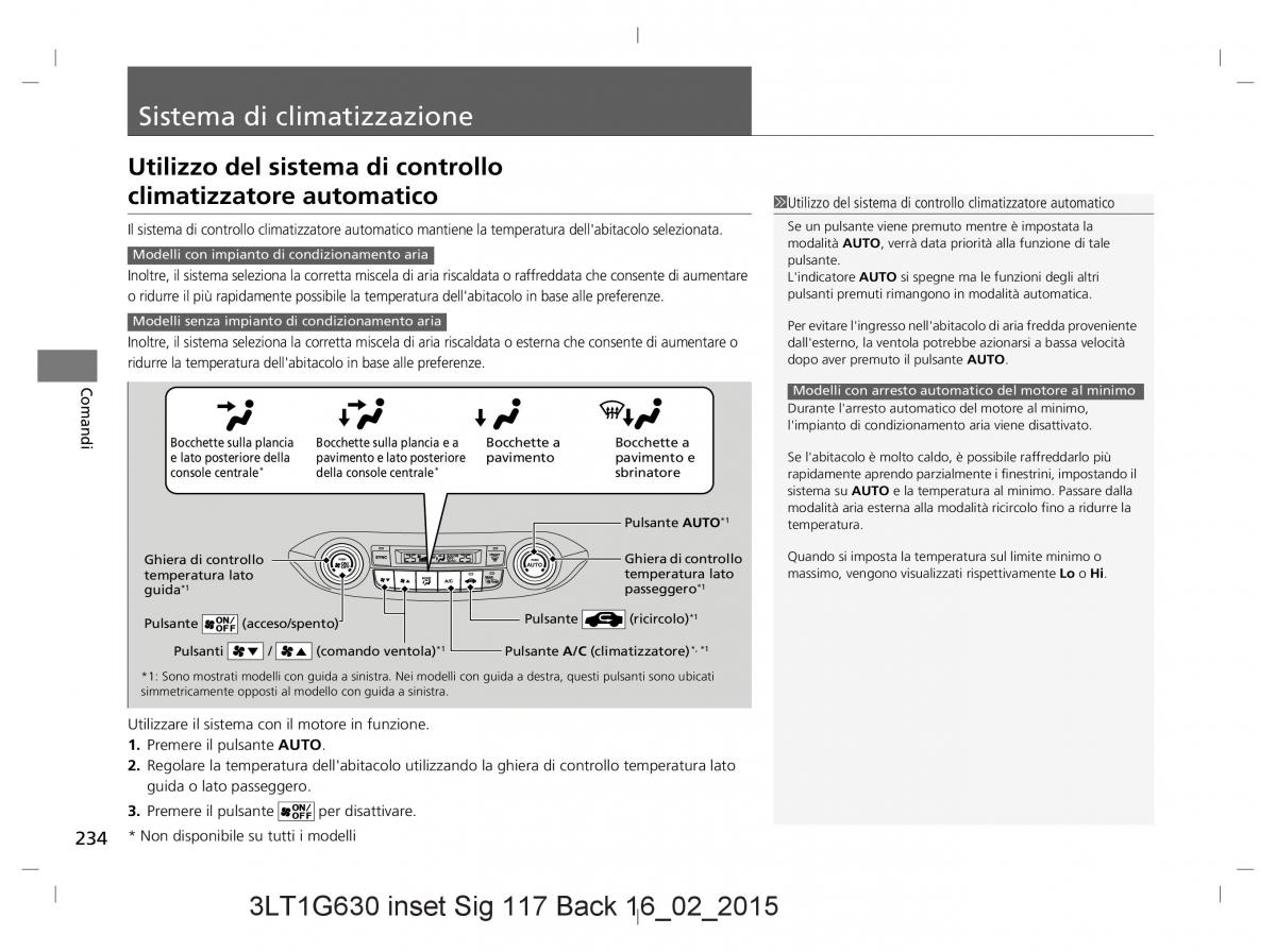 Honda CR V IV 4 manuale del proprietario / page 234