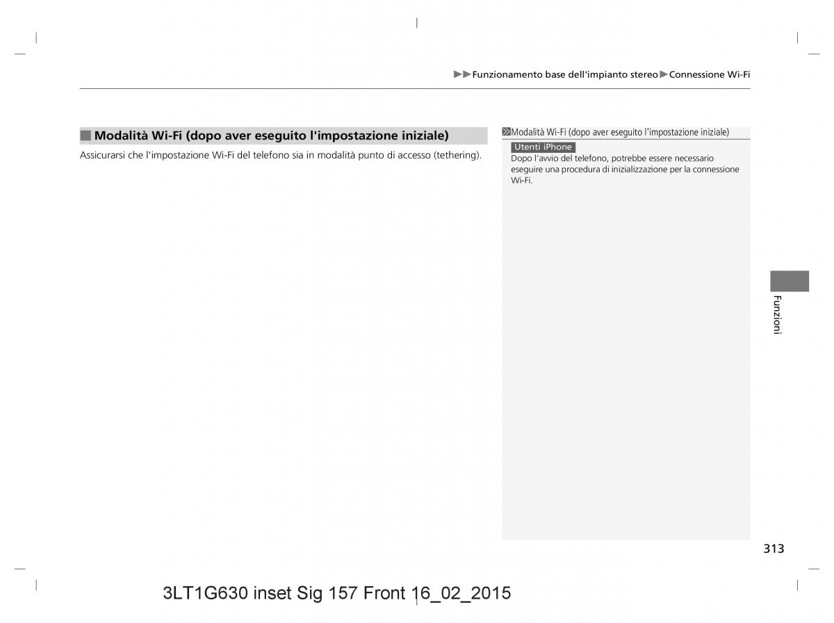 Honda CR V IV 4 manuale del proprietario / page 313