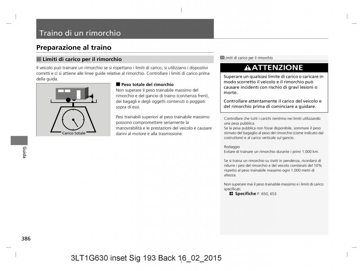 Honda CR V IV 4 manuale del proprietario / page 386