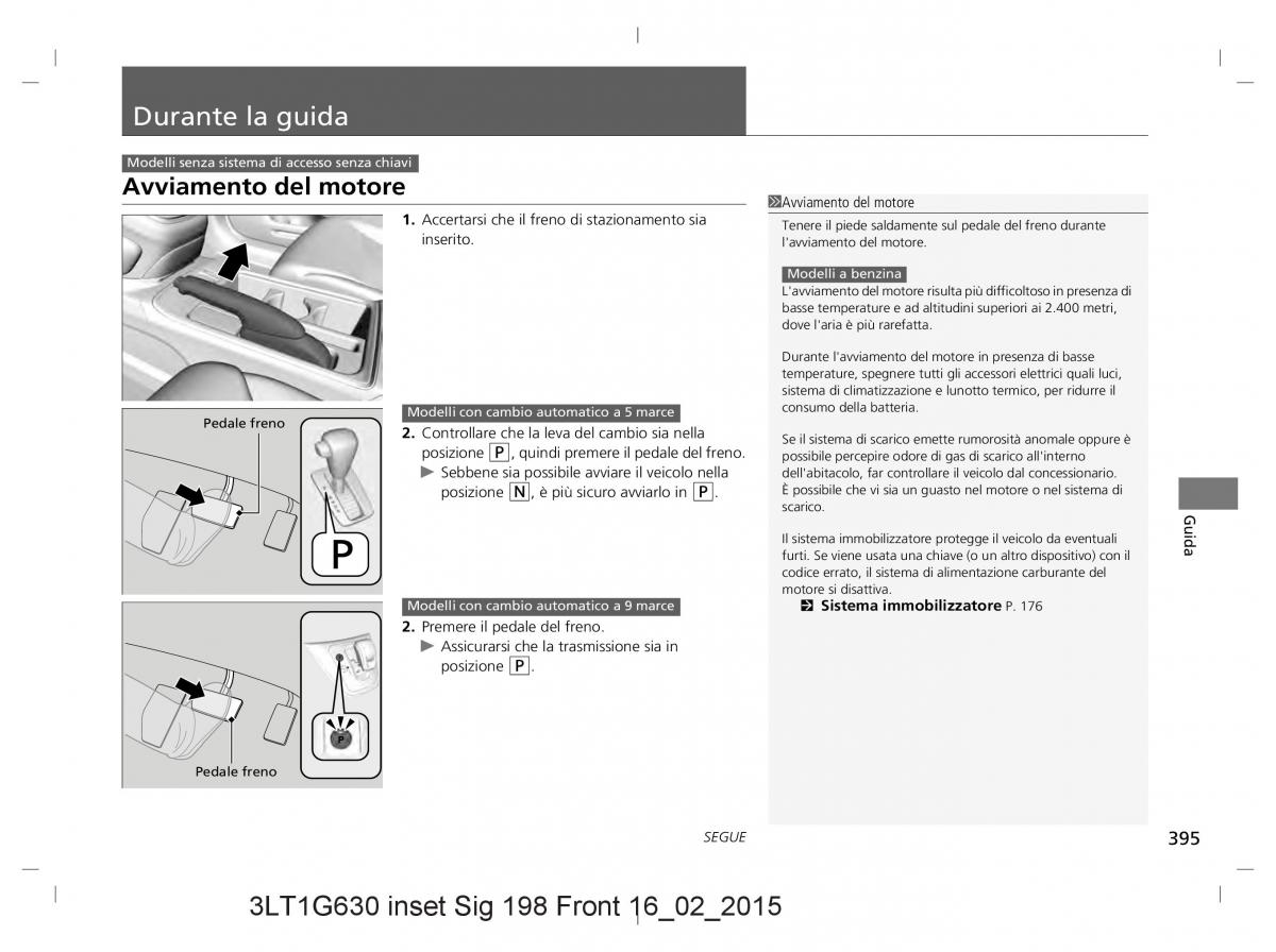 Honda CR V IV 4 manuale del proprietario / page 395