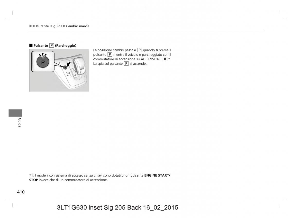 Honda CR V IV 4 manuale del proprietario / page 410