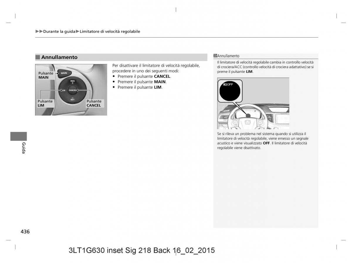 Honda CR V IV 4 manuale del proprietario / page 436