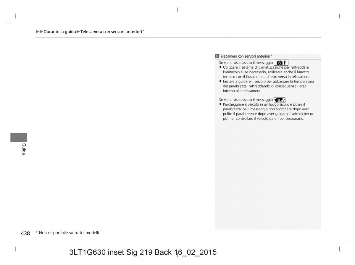 Honda CR V IV 4 manuale del proprietario / page 438